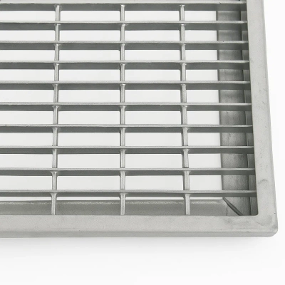 Wycieraczka metalowa z ramą niską 100x50 cm