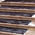 Mata schodowa Arabeska z korundem 