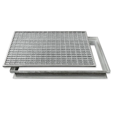 Wycieraczka metalowa seratowana z ramą wysoką - 400 x 1770 x 70 mm