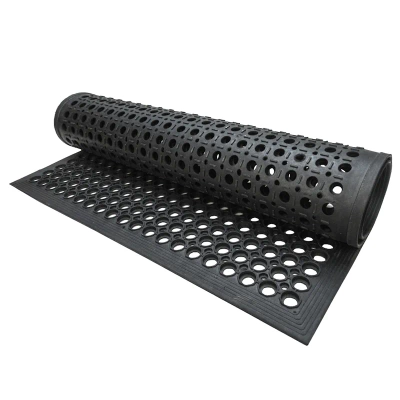 Mata gumowa ażurowa z najazdem 120x180 cm