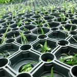 Mata przerostowa na place zabaw (zielona), 100x150 z atestem