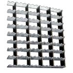 Wycieraczka metalowa seratowana ze skrzynią - 600 x 400 