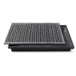 Wycieraczka metalowa ze skrzynią - 400 x 600 x 85 mm