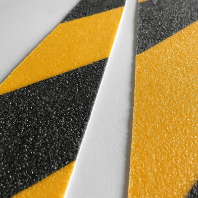 Taśma antypoślizgowa - żółto-czarna 25mm/ 18,0 m