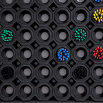 Mocna mata ażurowa gumowa 80x120 cm - 22 mm