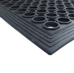Mata gumowa ażurowa z najazdem 90x150 cm