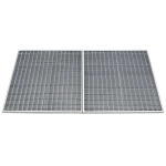 Wycieraczka metalowa z ramą wysoką - 1180 x 590