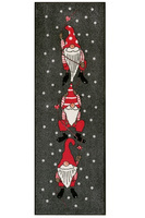 Świąteczna wycieraczka  krasnale  180 x 60 cm