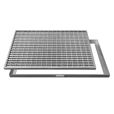 Wycieraczka metalowa z niską ramką 60x40 cm