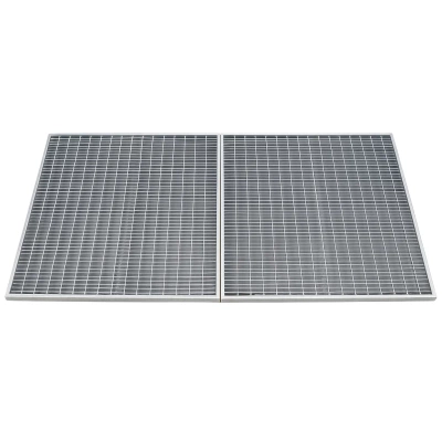 Wycieraczka metalowa z ramą wysoką - 1180 x 590